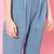 Blue Sleeveless Kurta with Trouser and Dupatta