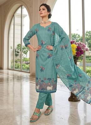 Firozi handwoven jamdani cotton suits 3pis pair 3