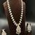 Silver kundan necklace set, pastel pink indian bridal jewelry