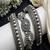 Oxidized silver bangle set of 3, tribal german silver kada