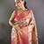 cream tissue silk blend kanjeevaram zari woven saree with unstitched blouse piece.