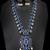 Handmade oxidized german silver necklace set