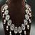 Oxidized silver ganesha choker set | boho pearl statement necklace