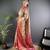cream tissue silk blend kanjeevaram zari woven saree with unstitched blouse piece.
