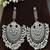 Oxidized jhumki earrings: handmade silver look jaipur jewelry