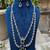 Emerald green zirconia necklace set: pakistani bridal jewelry