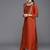Women Maroon Yoke Embroidered Kurta with Trouser & Printed Dupatta