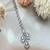 Silver crystal maang tikka set, indian bridal headpiece, rhinestone forehead jewelry