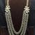 Long oxidized silver layered necklace, indian ethnic boho statement jewelry