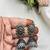 Dual tone oxidized long necklace set | mandala pendant, jhumka earrings