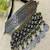 Oxidized silver chitai torque hasuli necklace – tribal indian boho choker with coin & ghungroo