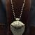 Oxidized silver statement necklace, long tribal amulet tabeez necklace