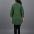 Green embroidered short kurti