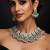 Oxidized silver ghungroo choker necklace set | red green enamel tribal jewelry