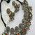 Oxidized silver ghungroo choker necklace set | red green enamel tribal jewelry