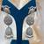 Oxidized silver bird jhumka earrings | indian pearl drop statement jewelry