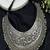 Handmade oxidized silver tone ghungroo choker|boho tribal necklace