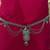 Oxidized silver kamarpatta belly chain: indian wedding waistbelt