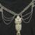 Oxidized silver kamarpatta belly chain: indian wedding waistbelt