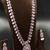 Handmade indian pearl necklace set: red stone antique party jewelry