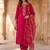 Women Floral Embroidered Regular Kurta with Trousers & With Dupatta