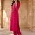 Women Floral Embroidered Regular Kurta with Trousers & With Dupatta