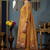 Gold handwoven jamdani cotton suit
