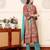 Ethnic Motifs Printed Chanderi Silk Kurta With Trousers And Dupatta
