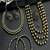 Oxidized indian jewelry set: dual tone necklace, jhumki, ring & bangles