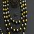 Oxidized indian jewelry set: dual tone necklace, jhumki, ring & bangles