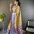 yellow tissue silk blend kanjeevaram zari woven saree with unstitched blouse piece.