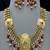 Antique gold kundan necklace set | indian bridal jewelry with pearls & red stones