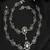 Boho oxidized silver anklet, indian peacock payal, white crystal flower foot jewelry