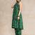 Ethnic Motifs Printed Halter Neck Sleeveless Anarkali Kurta With Trousers