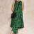 Ethnic Motifs Printed Halter Neck Sleeveless Anarkali Kurta With Trousers