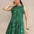 Ethnic Motifs Printed Halter Neck Sleeveless Anarkali Kurta With Trousers