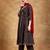 Women V-Neck Floral Printed Angrakha Kurta with Trousers & Dupatta