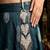 Oxidized silver kamar kandora, saree chabi challa, handmade indian satka waist keychai