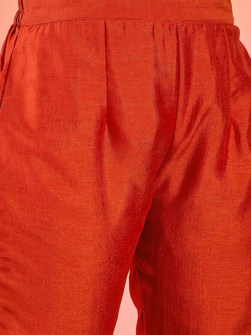 Women Ethnic Motifs Embroidered Regular Kurta with Trousers & Dupatta