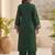 Women Ethnic Motifs Embroidered Regular Thread Work Kurta with Trousers