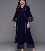 Women Solid Kurta with Trousers