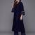 Women Solid Kurta with Trousers