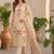 Women Floral Embroidered Regular Thread Work Pure Cotton Kurta with Trousers & With Dupatta