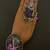 Chunky boho statement jewelry: raw amethyst ring & pink agate mantra cuff bracelet