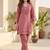 Women Ethnic Motifs Embroidered Regular Thread Work Kurta with Trousers