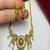 Antique gold temple necklace set with earring, south indian bridal jewelry