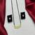 Gold plated heart mangalsutra set with cz studs|black bead necklace