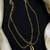 Gold cowrie shell anklet | double layer chain ankle bracelet