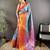 teal tissue silk blend kanjeevaram zari woven saree with unstitched blouse piece.