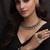 Indian oxidized jewelry set dual tone, boho tribal necklace earrings bangles ring set of 4